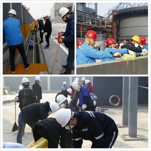 熱火朝天！集團總部140余人到股份公司氯堿分廠開展勞動(圖2)