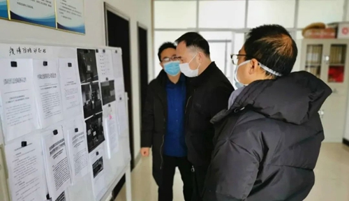 周金平先后到楚星公司、松滋肥業(yè)、實訓基地和股份公司檢查疫情防控工作(圖3)