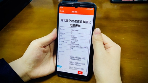 線上辦公零接觸！松滋肥業(yè)信息化在戰(zhàn)“疫”之中顯身手(圖2)