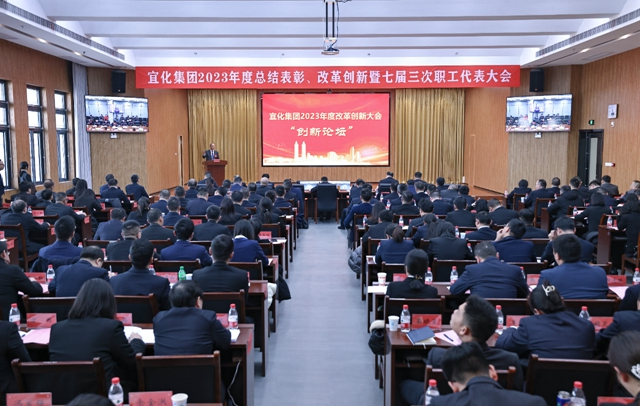 王大真總結(jié)講話 宜化集團(tuán)2023年度總結(jié)表彰、改革創(chuàng)新暨七屆三次職工代表大會(huì)勝利閉幕(圖3)